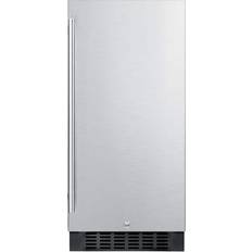 Outdoor mini fridge Summit SPR316OS 15"W Undercounter Silver, Black