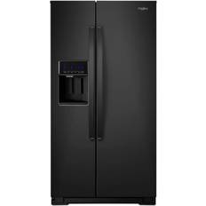 Counter depth side by side refrigerator Whirlpool WRS571CIHB 36" Side Black