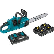 Makita battery chainsaw Garden Power Tools Makita XCU04PT1 36V (18V X2) LXT Brushless 16" Chain Saw Kit with 4 Batteries (5.0Ah)