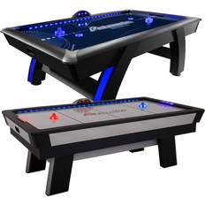 Air Hockey Table Sports Atomic Top Shelf 7.5’ Air Hockey Table with 120V Motor for Maximum Air Flow, High-Speed Playing Surface