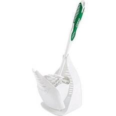 Green Toilet Brushes Libman 3 W Hard Bristle Plastic/Rubber Handle Brush