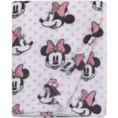 Disney Baby care Disney Minnie Mouse, Pink, White And Black Super Soft Plush Baby Blanket, Pink, White, Black