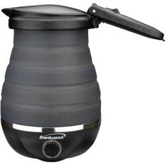 Travel kettle Brentwood KT-1508BK Dual Voltage 120/220v 0.8L Collapsible