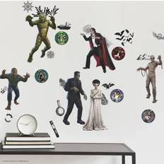 RoomMates Classic Monsters Peel & Stick Wall Decals White