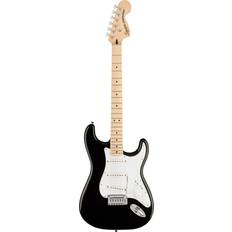 Fender Black Electric Guitars Fender Affinity Stratocaster Electric Guitar Black