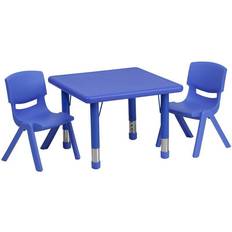 Flash Furniture Tables Flash Furniture 24SQ Blue Activity Table Set