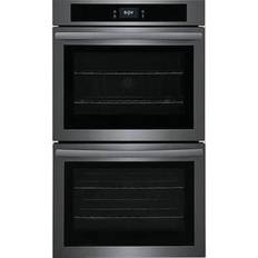Double electric fan oven Frigidaire Double Electric with Fan Convection Steal, Black Black