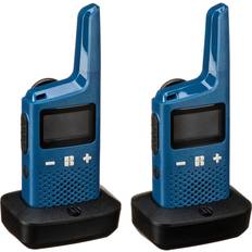 Blue Walkie Talkies Motorola Talkabout T383 Two-Way Radios, Dual Pack