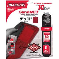 Diablo Tools SandNET Sanding Sheets 9" x 11" 80 Grit Universal Reusable