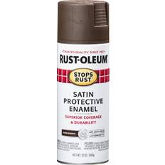 Rust-Oleum Stops Rus Protective Enamel 12oz Anti-corrosion Paint Dark Brown