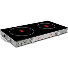 MegaChef Freestanding Cooktops MegaChef Ceramic Infrared Double