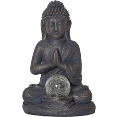 Med belysning Pyntefigurer Star Trading Buddha Pyntefigur 27cm