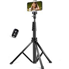 UBeesize 62 Phone Tripod & Selfie Stick, Camera Tripod Stand with Wireless  Remote and Phone Holder,Compatible with iPhone Android Phone, Perfect for