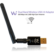Wireless usb adapter VU+ 600Â Mbps Dual Band Wireless USB 2.0Â Adapter with Antenna