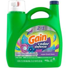 Cleaning Equipment & Cleaning Agents Gain Odor Defense Super Fresh Blast Laundry Detergent 1.2gal