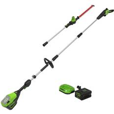 Cordless telescopic hedge trimmer Greenworks PHPS60L210 (1x2.0Ah)