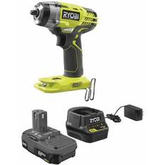 Impact Wrenches Ryobi P263K 18V Cordless 3/8 in. Impact Wrench Kit with 1.5 Ah Battery and Charger