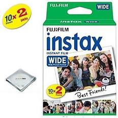 Analogue Cameras Fujifilm instax Wide Instant Film 2 Pack (20 Exposures) for use with Fujifilm instax Wide 300, 200, and 210 cameras