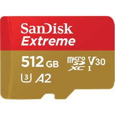 Memory Cards & USB Flash Drives SanDisk Extreme MicroSD UHS-I Card 512G SDSQXAV-512G-AN6MA
