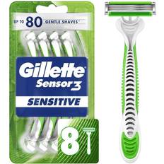 Shaving Accessories Gillette Sensor3 Sensitive Men's Disposable Razors 8ct