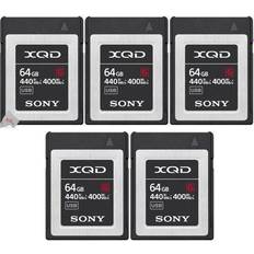 Xqd cards Sony Five Pcs 64GB G Series XQD Memory Card