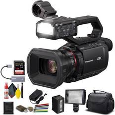 Camcorders Panasonic AG-CX10 4K Camcorder Padded Case, Sandisk Extreme Pro 128 GB Memory Card, Wire Straps, LED Light, And More