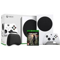 Game Consoles Microsoft 2020 New Xbox All Digital 512GB SSD Console White Xbox Console and Wireless Controller with Tomb Raider: Definitive Edition Full Game and Black