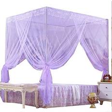 Curtains Nattey 5 Corners Princess Bed Curtain Canopy Canopies Gift Twin