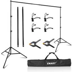 Light & Background Stands Emart Heavy Duty Photography Backdrop Stand 8 x 8 ft