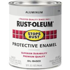 Anti-corrosion Paint Rust-Oleum Stops Rust 1qt Anti-corrosion Paint Metallic Aluminum