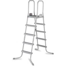 Bestway Pool Ladders Bestway 58337E 52-Inch Steel Above Ground Swimming Pool Ladder No-Slip Steps