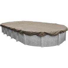 Pool Mate Pool Parts Pool Mate 571224-4 Sandstone Winter Cover for Oval Above Ground Swimming Pools, 12 x 24-ft. Oval