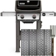 4-Panel Replacement Grill Grate Set For Weber Spirit 200 With Grate Tool