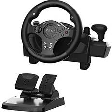 Wheel & Pedal Sets doyo 270 degree motor vibration driving gaming racing wheel with responsive gear and pedals for pc/ps3/ps4/xbox one/xbox 360/nintendo switch/android