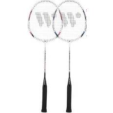 Badmintonschläger Wish Steeltec 9K badminton racket set