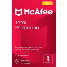 Mcafee total protection + McAfee Mtp00uag1raa Total Protection 1 License(s) English