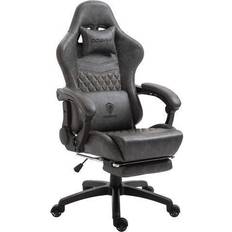 Dowinx Adjustable Armrest Gaming Chairs Dowinx 6689- Light Grey