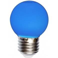 E27 1W Blå LED dekorationspære, 45mm