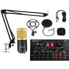 Studio microphone Strado Microphone Studio microphone with mixer, Bluetooth karaoke sound card Sodial V8x Pro KIT universal