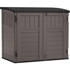 Resin outdoor storage sheds Suncast 2 ft. 4 ft. 5 3 ft. Resin Horizontal Storage Shed, Gray (Building Area )