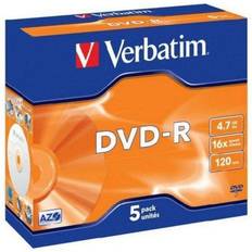 Dvd r Verbatim DVD-R x16 5-pack