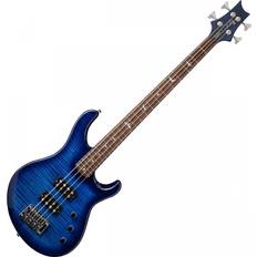 PRS Se Kingfisher Electric 4 String Bass Faded Blue Wrap Around Burst