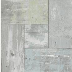 Wood Flooring FloorPops FP3290 Boardwalk Peel & Stick Floor Tiles, Grey