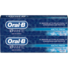 Tannbørster, Tannkremer & Munnskyll Oral-B 3DWhite Arctic Fresh Whitening Toothpaste 75ml 2-pack
