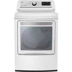 LG Tumble Dryers LG DLG7301WE Star Qualified Front 7.3 cu. White