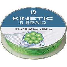 Kinetic Fiskesnører Kinetic Cyber 8 Braided Line 150 Green 0.260 mm