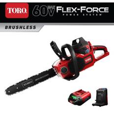 Toro Garden Power Tools Toro 60-Volt Max Flex-Force Electric Cordless 16 in. Chainsaw, Battery and Charger Included, 51850