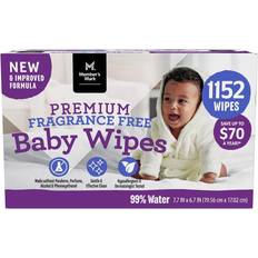 Baby Skin Member's Mark Premium Fragrance-Free Baby Wipes (1152 Count)