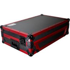 Pioneer srt 1000 Prox Flight Case For Pioneer Ddj-1000 Srt/ Sx3 W/ 1U Rackspace, Sliding Laptop Shelf & Wheels & Led Kit Limited Edition Red Red/Black