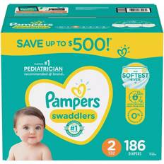 Pampers Grooming & Bathing Pampers Swaddlers Disposable Diapers Size 2 180 pcs